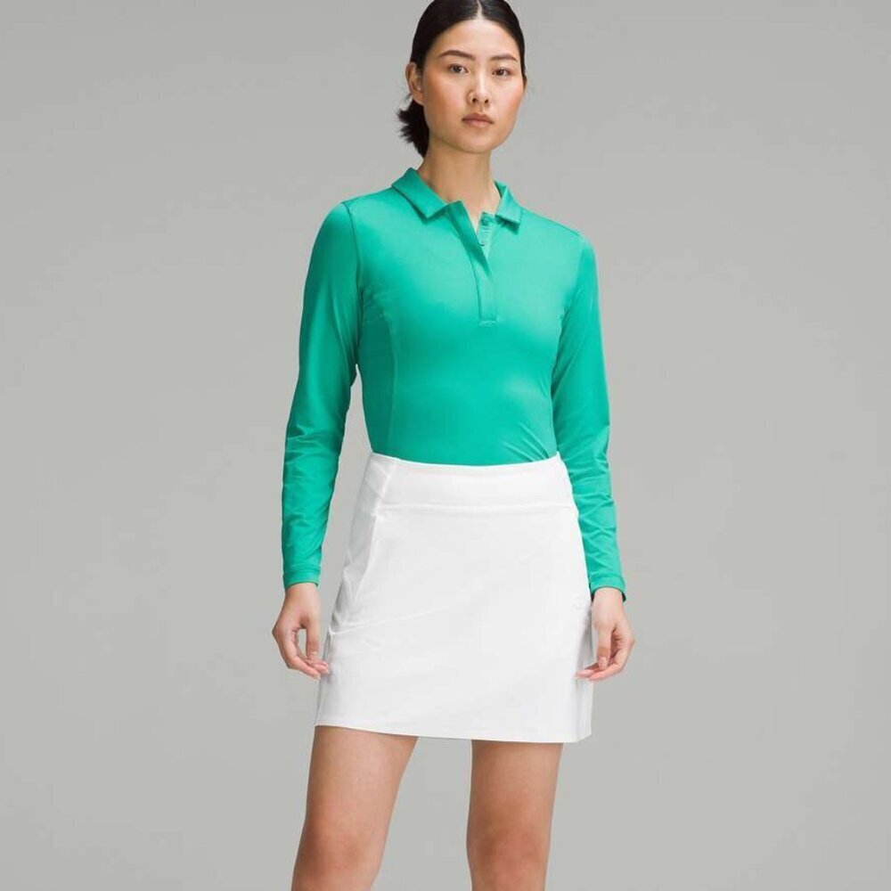 Lululemon Warpstreme Multi-Pocket High-Rise Golf Skirt 17" - 10 White